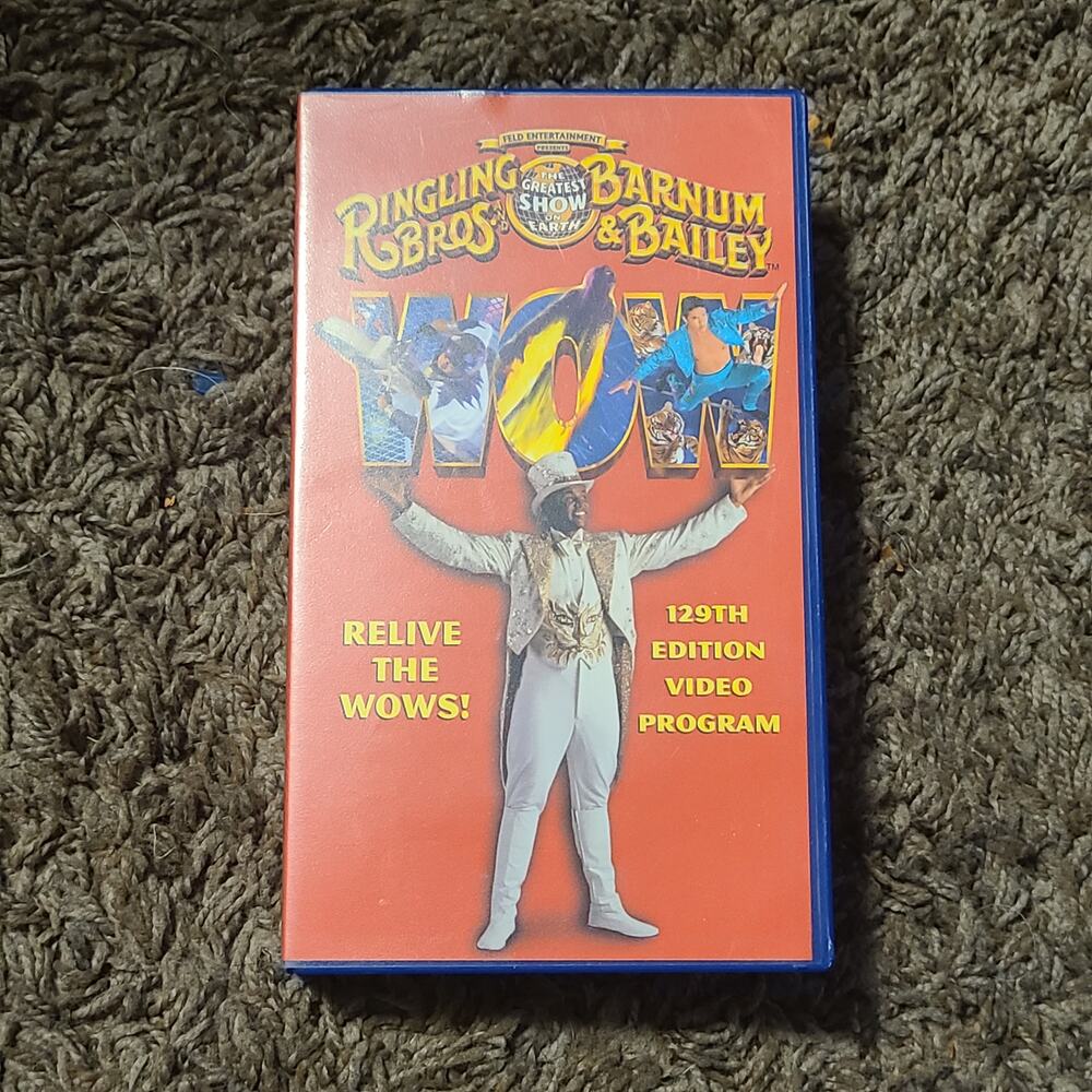 Ringling Bros & Barnum & Bailey Circus 129th Edition  Video Program (VHS)